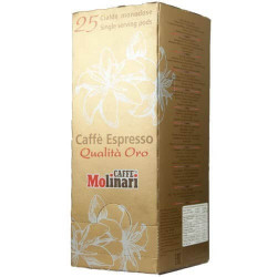 Café en Dosette ESE : Molinari Quality Oro - Boîte de 25 - Chacun Son Café