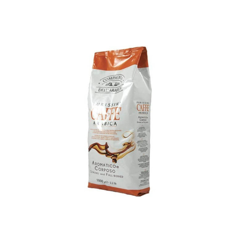 Café en Grains : Cie Dell Arabica Purissimi caffe Arabica - 1Kg - Chacun Son Café
