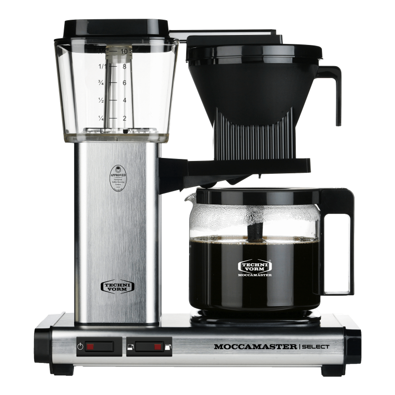 Moccamaster KBG 741 SELECT, Alu Brossé