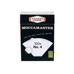 Boîte de 100 filtres à café N°4 Moccamaster, vendus par 20