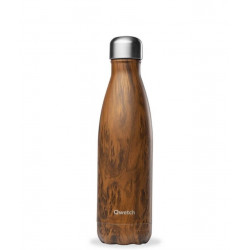 Bouteille Isotherme Inox Wood 500 ml
