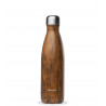 Bouteille Isotherme Inox Wood 500 ml