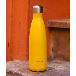 Bouteille Isotherme Inox Pop Jaune 500 ml