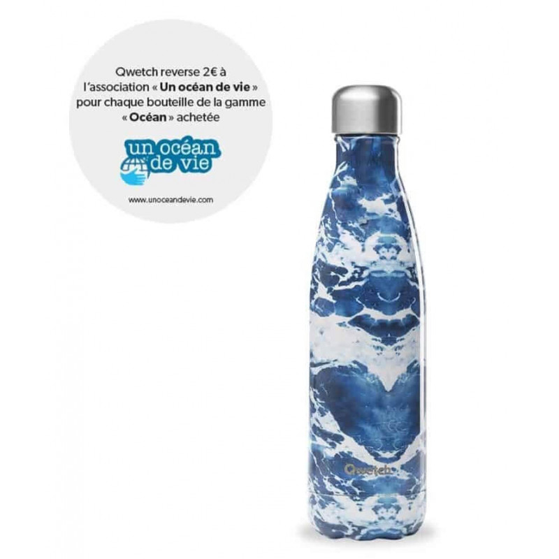 Bouteille Isotherme Inox Deep 500 ml Collection Océan 