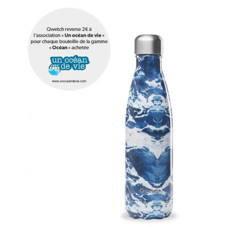Bouteille Isotherme Inox Deep 500 ml Collection Océan 