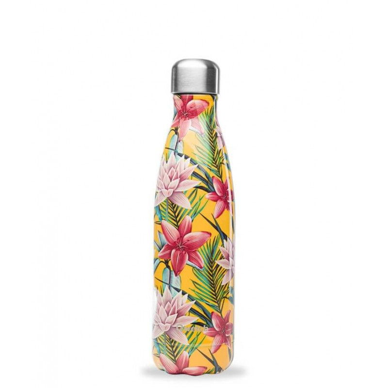 Bouteille Isotherme Inox 500 ml Fleur Jaune Collection limitée