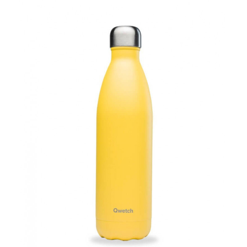 Bouteille Isotherme Inox Pop Jaune 750 ml 