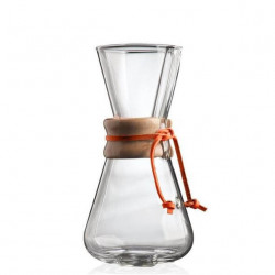Lacet en cuir orange pour collier en bois Chemex® 3 tasses Chemex - 1