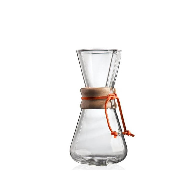 Lacet en cuir orange pour collier en bois Chemex® 3 tasses Chemex - 1