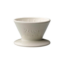 Dripper Kinto en porcelaine blanc 2 tasses Kinto - 1