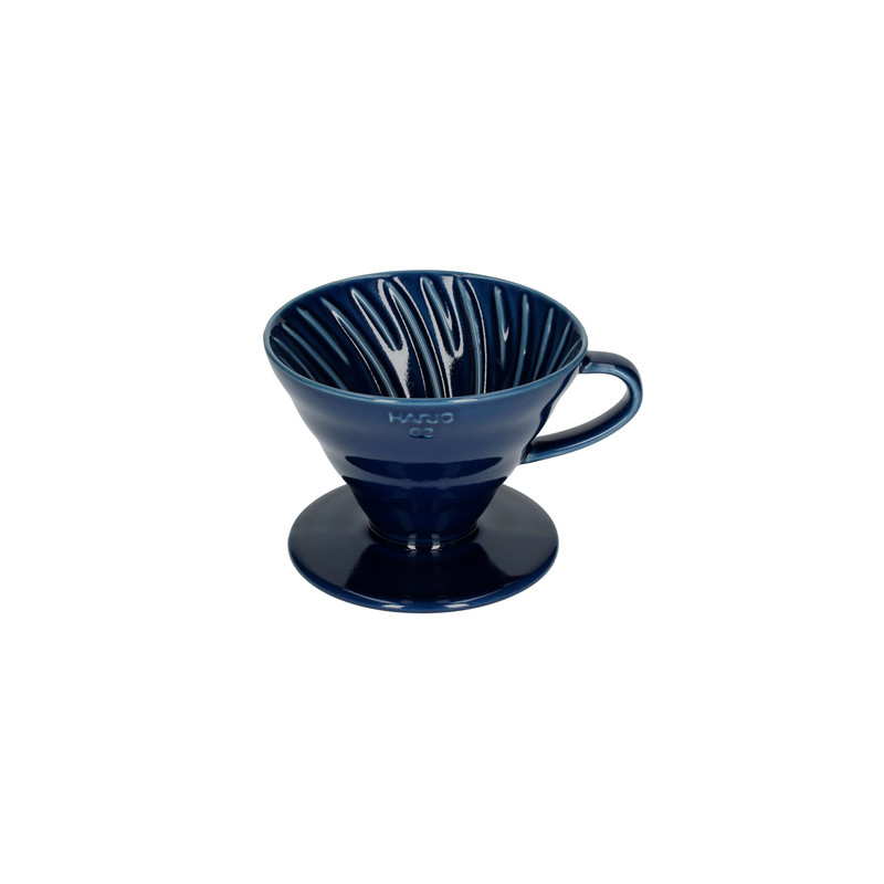 Dripper Hario V60 en céramique bleu indigo 1/4 tasses Hario - 1