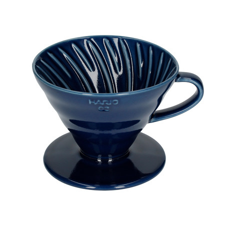 Dripper Hario V60 en céramique bleu indigo 1/4 tasses Hario - 1
