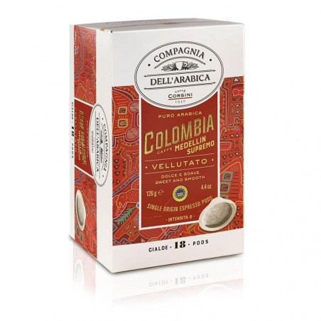 Café en Dosette ESE Colombia - Cie Dell Arabica - boîte de 18 Corsini - Cie Dell Arabica - 1