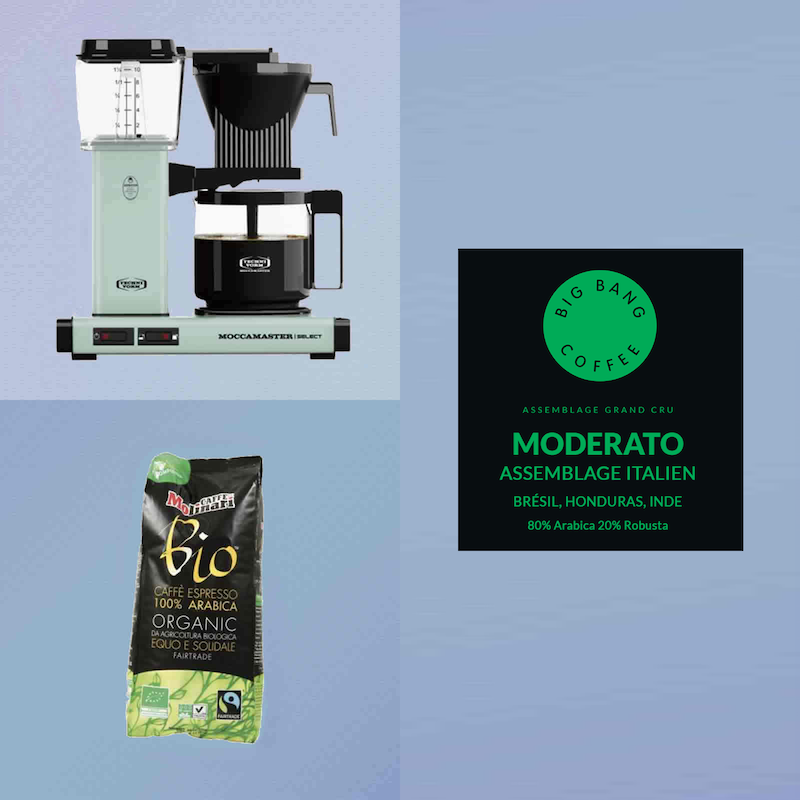 Coffret cadeau Easy Brew - Moccamaster vintage - Filtre - Moulu  - 1