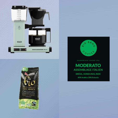 Coffret cadeau Easy Brew - Moccamaster vintage - Filtre - Moulu  - 1