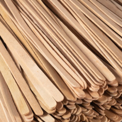 Agitateur : spatule à café en bois 11 cm - boîte de 1000 Thouy - 3