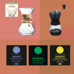 Kit découverte Vintage Coffee Lover - Chemex - Grains - 6 tasses  - 1