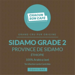 Café en Grains Ethiopie Sidamo Grade 2 - Paquet de 500 g Chacun Son Café - 6