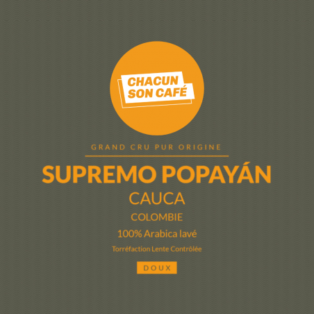 Café en Grains Colombie Supremo Popayán 500 g Chacun Son Café - 4