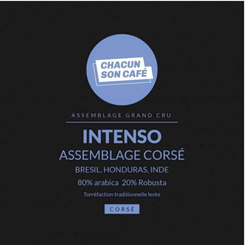 Café en Grain Intenso Corsé 250 gr Chacun Son Café - 1