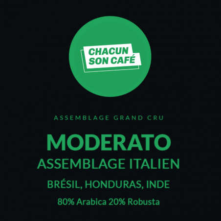 Café en Grain Moderato Équilibré 1 kg Chacun Son Café - 1