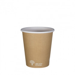 Gobelet Carton Kraft biodégradable 25cl sac de 50 Thouy - 1