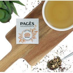 Thé vert Mangue Abricot - conventionnel Pagès 50 sachets Pagès - 1