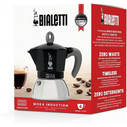 Cafetière Italienne Moka Induction Bialetti 4 tasses Noir Bialetti - 2