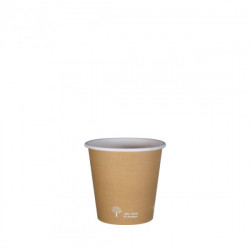 Gobelet Carton Kraft biodégradable 12cl sac de 50 Thouy - 1