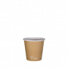 Gobelet Carton Kraft biodégradable 12cl sac de 50 Thouy - 1