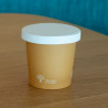 Gobelet Carton Kraft biodégradable 12cl sac de 50 Thouy - 4