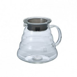 Carafe support en verre pour Dripper V60 Hario 2/5 tasses Hario - 1