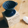 Dripper Hario V60 en céramique bleu indigo 1/4 tasses Hario - 2