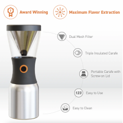 Asobu® Cold Brew Coffee Black Asobu - 4