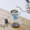Dripper Hario V60 en céramique bleu turquoise 1/4 tasses Hario - 2
