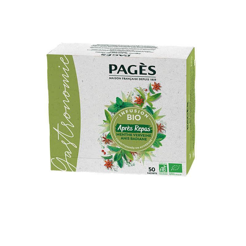 Infusion BIO Après-Repas (menthe, anis, verveine, badiane) Pagès - 2