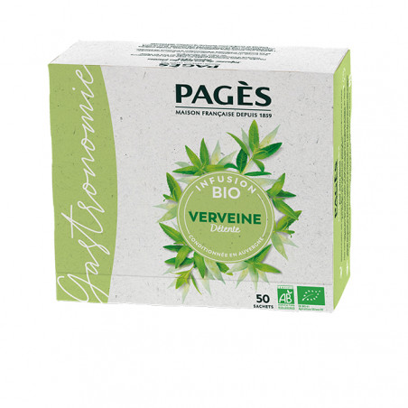 Infusion BIO Verveine Pagès 50 sachets Pagès - 1