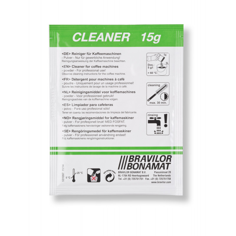 Détergent Cleaner - 15 sachets Bravilor Bonamat - 1