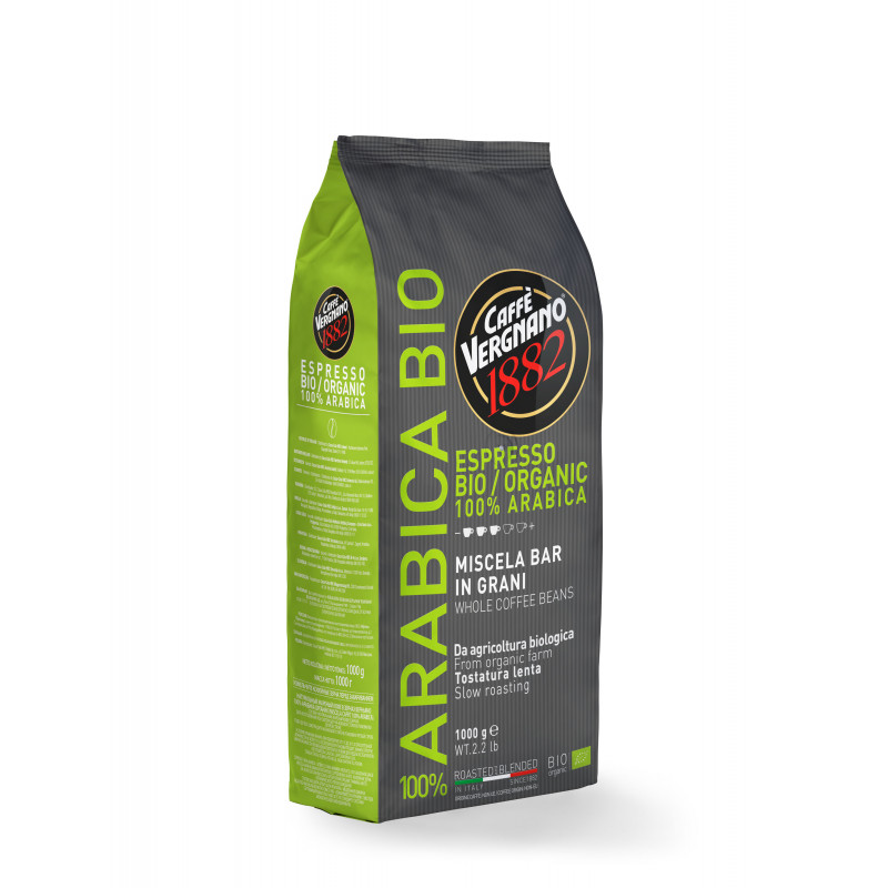 Café en Grains Bio 100% Arabica - Vergnano - 1kg Vergnano - 1