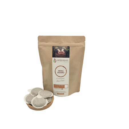 Café en Dosette ESE Moka Sidamo d'Ethiopie - Sachet de 25  - 1
