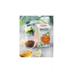 Thé noir Rooibos BIO saveur vanille 24 sachets Pagès - 3