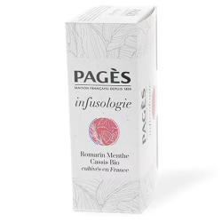 Infusion BIO Romarin Menthe Cassis 24 sachets Pagès - 1