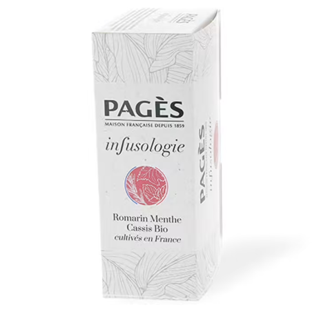 Infusion BIO Romarin Menthe Cassis 24 sachets Pagès - 1