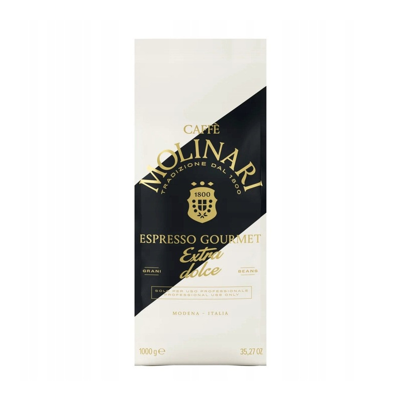 Café en Grains Qualità Gourmet new - 100% Arabica - Molinari - 1kg