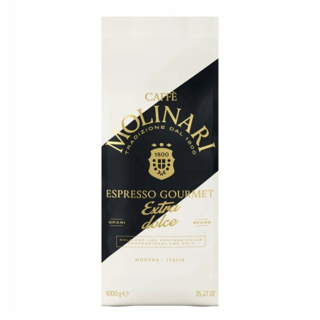 Café en Grains Qualità Gourmet new - 100% Arabica - Molinari - 1kg