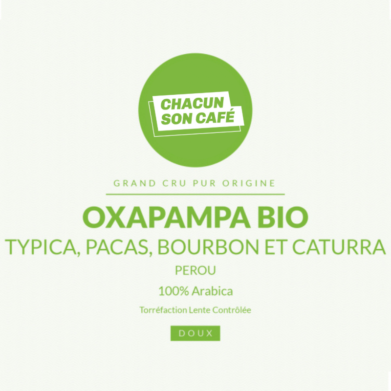 Café en Grains Perou Bio Oxapampa 250 GR Chacun Son Café - 1