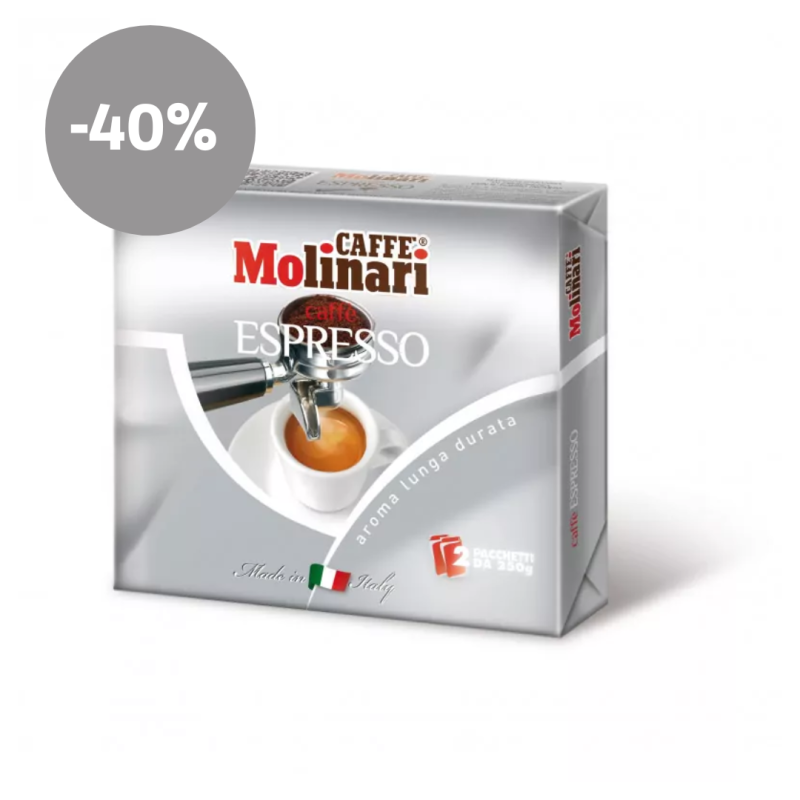Café Moulu Espresso - Molinari -  2 x 250g