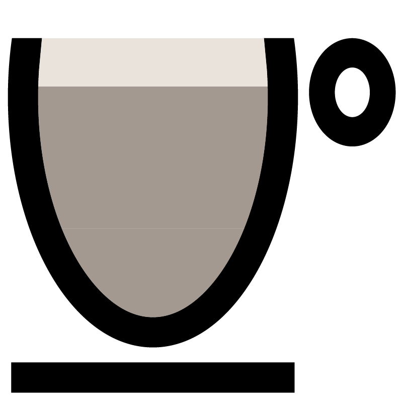 Cappuccino extrat shot